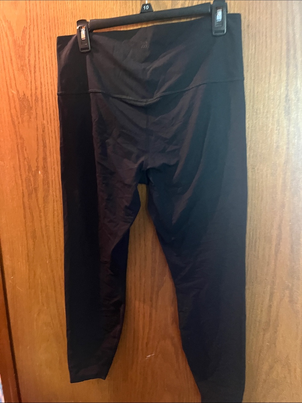 Heather Gray and Black Active Leggings Set 2 PAIRS - Picture 11 of 12